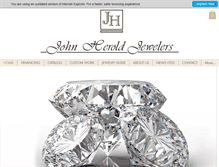 Tablet Screenshot of johnheroldjewelers.com